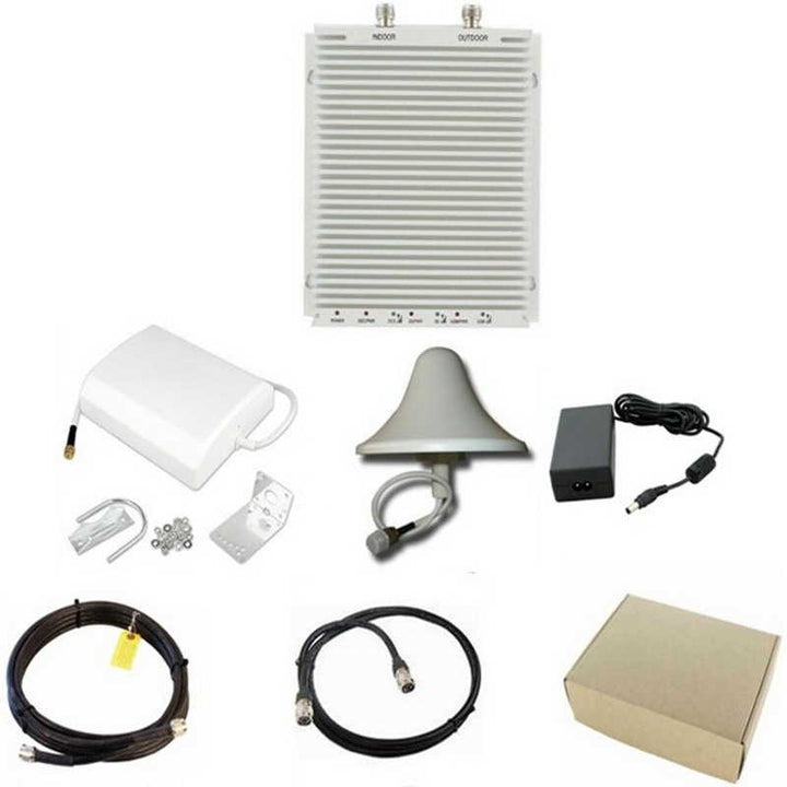 mobile phone signal booster 3G 4G LTE Movistar Orange Vodafone indoor coverage Spain mobile signal booster installation multiple users devices 2000m2 coverage